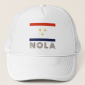 Vlag van New Orleans Trucker Pet (Voorkant)