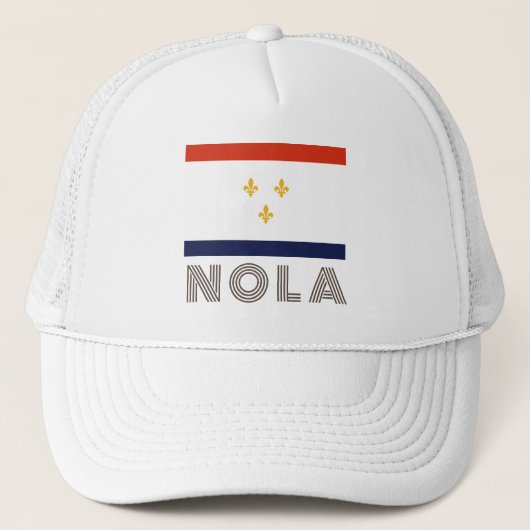 Vlag van New Orleans Trucker Pet (Voorkant)
