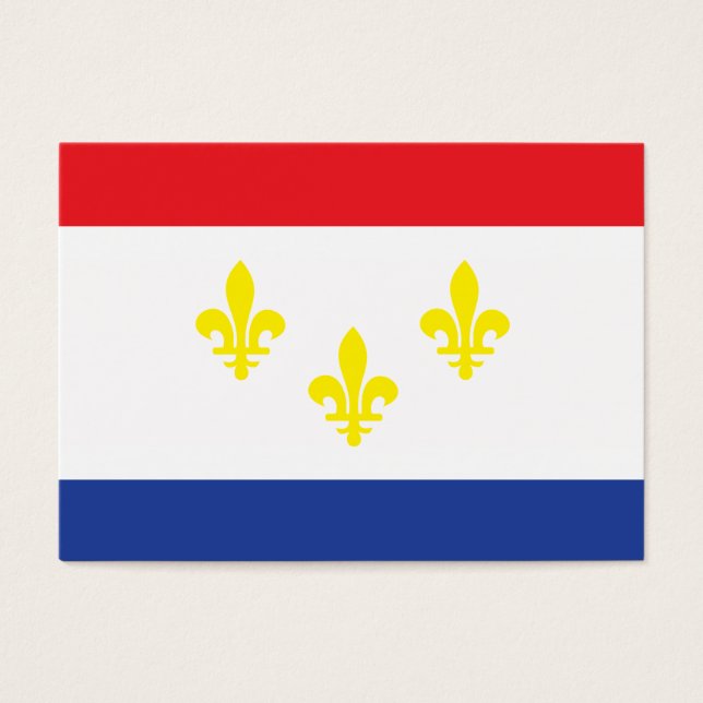 vlag van New Orleans Visitekaartjes (Voorkant)
