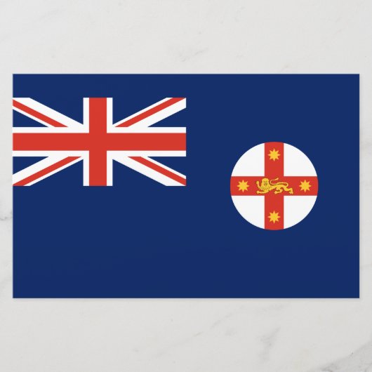 Vlag van New South Wales (Australische staat) Briefpapier (Voorkant)