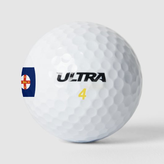 Vlag van New South Wales (Australische staat) Golfballen (Logo)