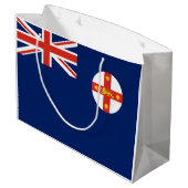 Vlag van New South Wales (Australische staat) Groot Cadeauzakje (Achterkant Gekanteld)