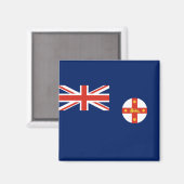 Vlag van New South Wales (Australische staat) Magneet (Voorkant / Achterkant)
