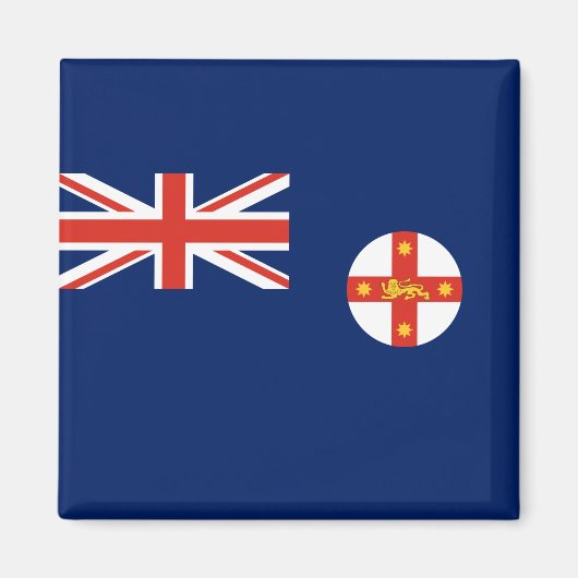 Vlag van New South Wales (Australische staat) Magneet (Voorkant)