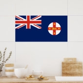 Vlag van New South Wales (Australische staat) Poster (Keuken)