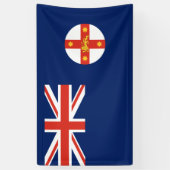 Vlag van New South Wales (Australische staat) Spandoek (Verticaal)