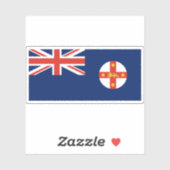 Vlag van New South Wales Sticker (Vel)