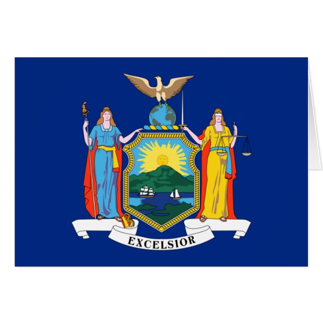 Vlag van New York (Voorkant Horizontaal)