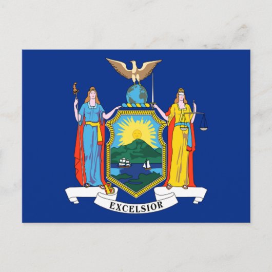 Vlag van New York Briefkaart (Voorkant)