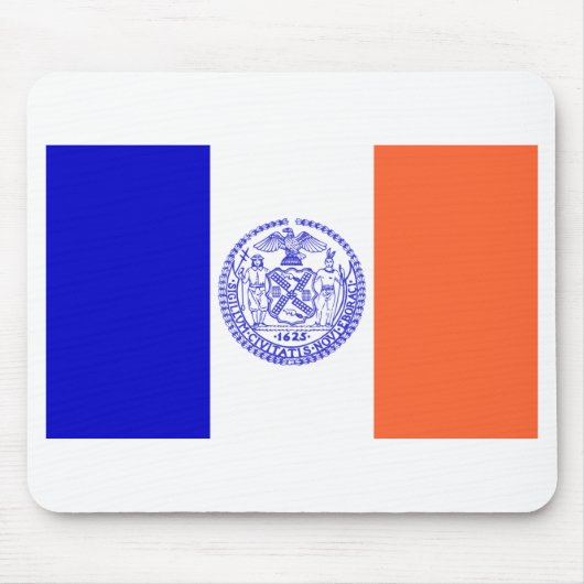 Vlag van New York City Muismat (Voorkant)