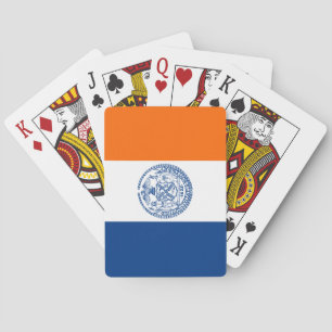 Vlag van New York City Pokerkaarten