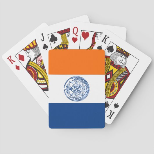 Vlag van New York City Pokerkaarten (Achterkant)