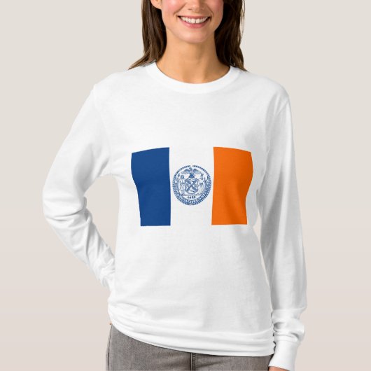 Vlag van New York City T-shirt (Voorkant)