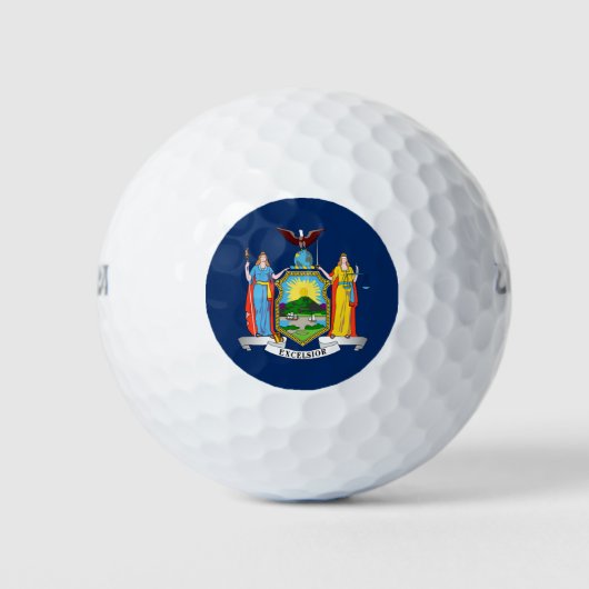 vlag van New York Golfballen (Voorkant)