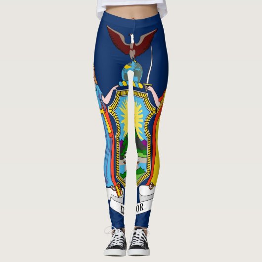 vlag van New York Leggings (Voorkant)