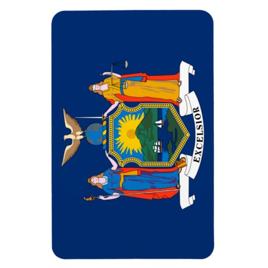 vlag van New York Magneet (Verticaal)