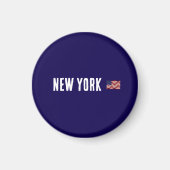 Vlag van New York/Verenigde Staten Magneet (Voorkant)