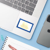 Vlag van Newark, New Jersey, VS Sticker (Laptop met iPhone)