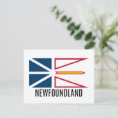 Vlag van Newfoundland Briefkaart (Staand voorkant)