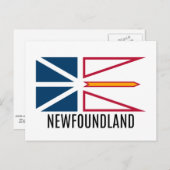 Vlag van Newfoundland Briefkaart (Voorkant / Achterkant)