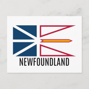 Vlag van Newfoundland Briefkaart