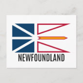 Vlag van Newfoundland Briefkaart (Voorkant)
