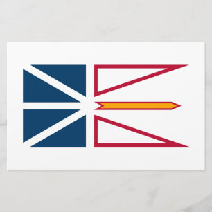 Vlag van Newfoundland en Labrador (Canada) Briefpapier