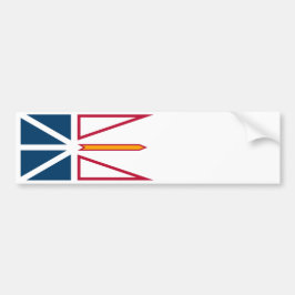 Vlag van Newfoundland en Labrador (Canada) Bumpersticker