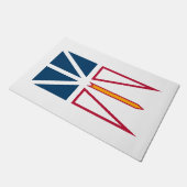 Vlag van Newfoundland en Labrador (Canada) Deurmat (Schuin)