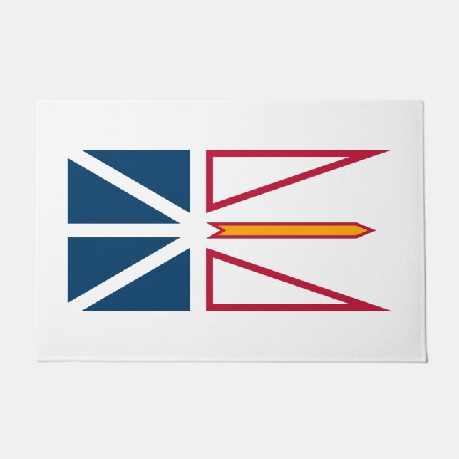Vlag van Newfoundland en Labrador (Canada) Deurmat (Voorkant)
