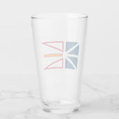 Vlag van Newfoundland en Labrador (Canada) Glas (Achterkant)