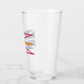 Vlag van Newfoundland en Labrador (Canada) Glas (Links)