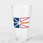 Vlag van Newfoundland en Labrador (Canada) Glas (Voorkant)