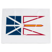 Vlag van Newfoundland en Labrador (Canada) Groot Cadeauzakje (Voorkant)