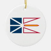 Vlag van Newfoundland en Labrador (Canada) Keramisch Ornament (Voorkant)