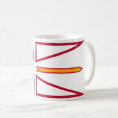 Vlag van Newfoundland en Labrador (Canada) Koffiemok (Voorkant rechts)