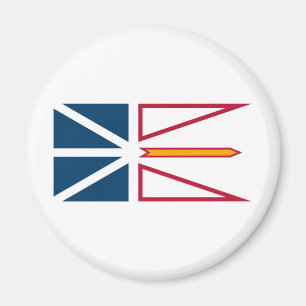 Vlag van Newfoundland en Labrador (Canada) Magneet
