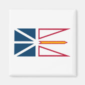 Vlag van Newfoundland en Labrador (Canada) Magneet (Voorkant)