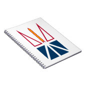 Vlag van Newfoundland en Labrador (Canada) Notitieboek (Rechterzijde)