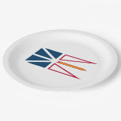 Vlag van Newfoundland en Labrador (Canada) Papieren Bordje (Gekanteld)