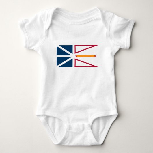 Vlag van Newfoundland en Labrador (Canada) Romper (Voorkant)