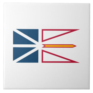 Vlag van Newfoundland en Labrador (Canada) Tegeltje