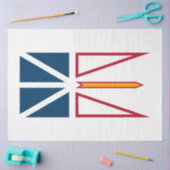 Vlag van Newfoundland en Labrador (Canada) Tissuepapier (Craft)