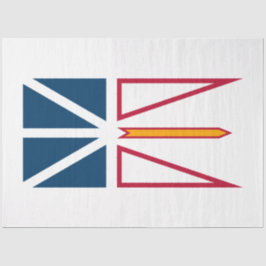 Vlag van Newfoundland en Labrador (Canada) Tissuepapier
