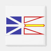 Vlag van Newfoundland Magneet (Voorkant)