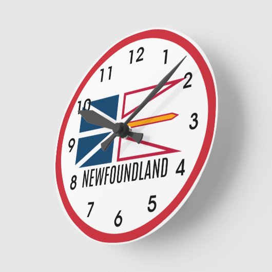 Vlag van Newfoundland Ronde Klok (Hoek)