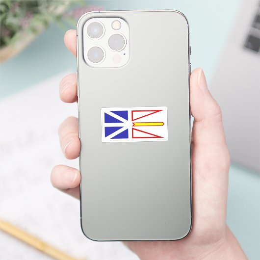 Vlag van Newfoundland Sticker (Telefoon)