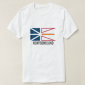 Vlag van Newfoundland T-shirt (Design voorkant)