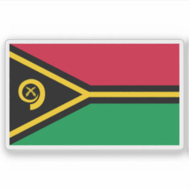 Vlag van Ni-Vanuatu volkeren, Melanesië, Oceanië Sticker