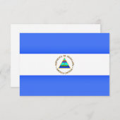 Vlag van Nicaragua (Voorkant / Achterkant)